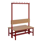 SVO - 120 stěna oboustranná věšáková RAL 3002 - červená